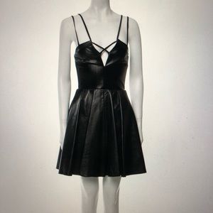 Lambskin Windowpane Cushnie Et Ochs Black Dress